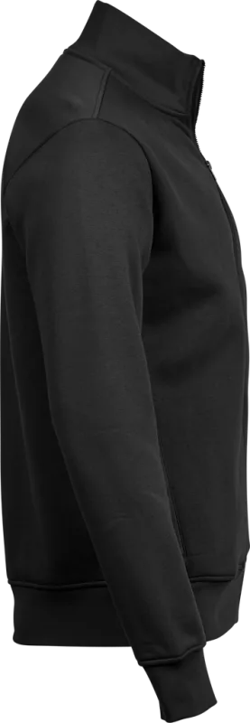 Full Zip Sweat Cardigan - Black