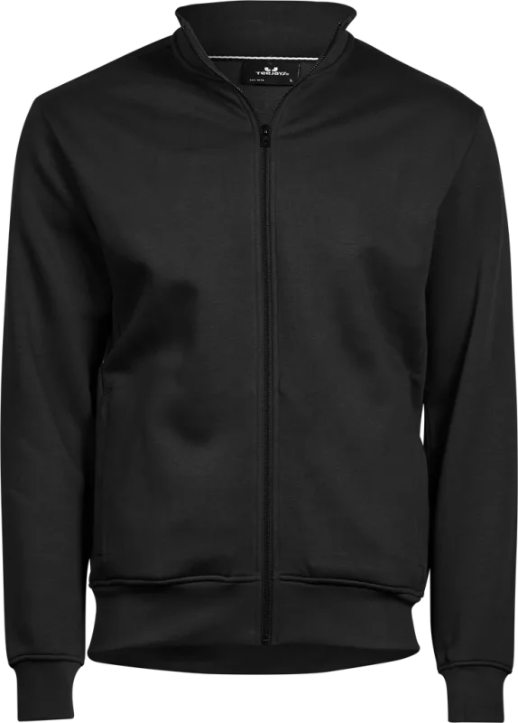 Full Zip Sweat Cardigan - Black