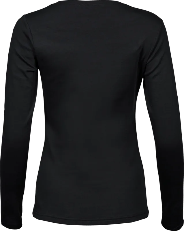 Long Sleeve Interlock Tee - Black