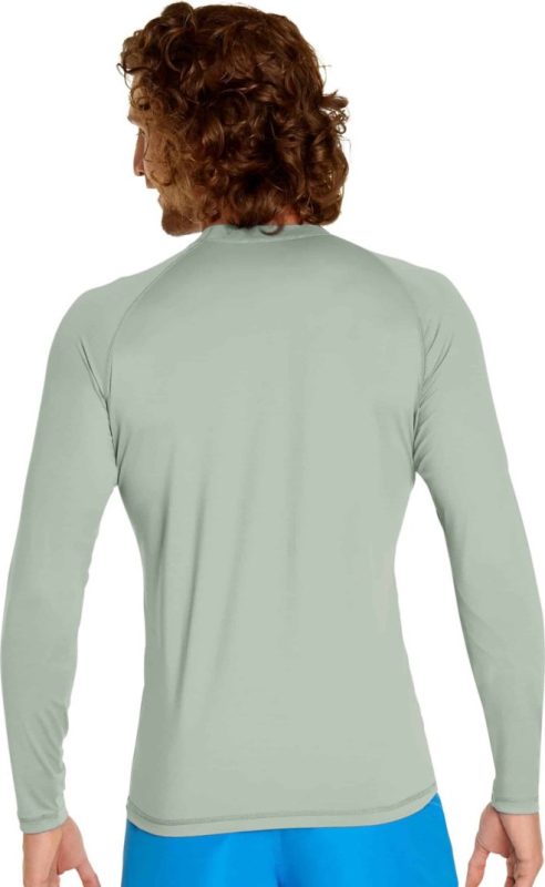 Unisex Long Sleeve Rash Guard - Silver